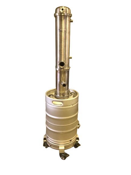 [CT.SSTExternalCondenser.Single -SF] Modular Stnless Steel Cold Trap with 50L Receiving Vessel